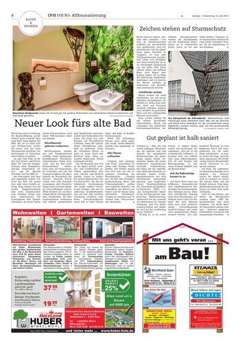 Seite RO8, Ressort Oberbayerisches Volksblatt