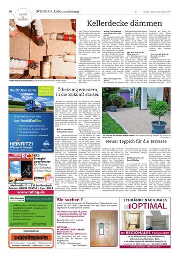 Seite RO10, Ressort Oberbayerisches Volksblatt