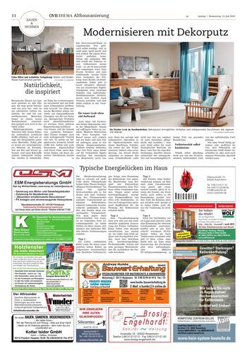 Seite RO11, Ressort Oberbayerisches Volksblatt