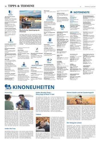 Seite RO38, Ressort Oberbayerisches Volksblatt