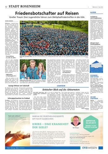 Seite RO12, Ressort Oberbayerisches Volksblatt