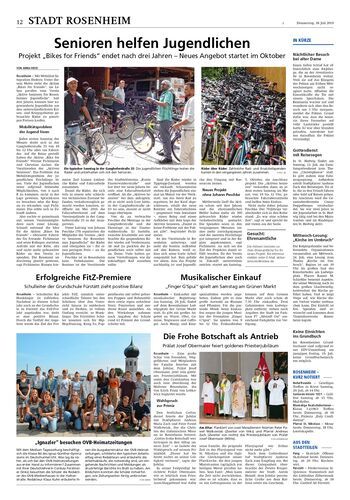 Seite RO12, Ressort Oberbayerisches Volksblatt