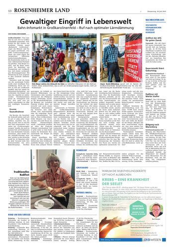 Seite RO13, Ressort Oberbayerisches Volksblatt