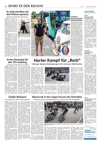 Seite RO20, Ressort Oberbayerisches Volksblatt