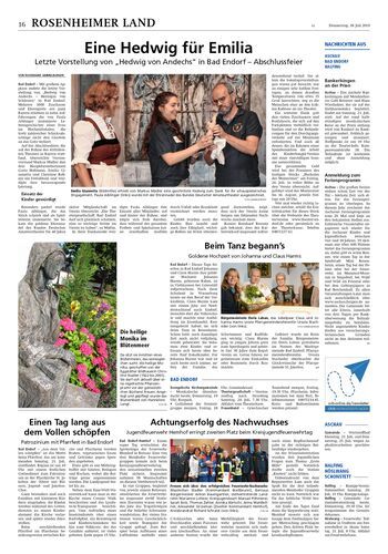 Seite RO16, Ressort Oberbayerisches Volksblatt