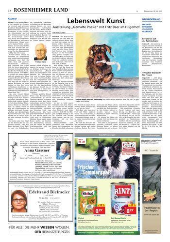 Seite RO18, Ressort Oberbayerisches Volksblatt