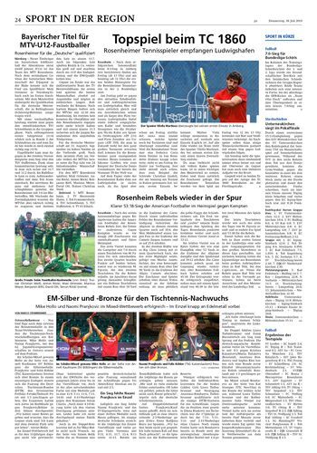 Seite RO24, Ressort Oberbayerisches Volksblatt