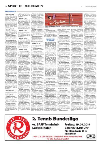 Seite RO25, Ressort Oberbayerisches Volksblatt
