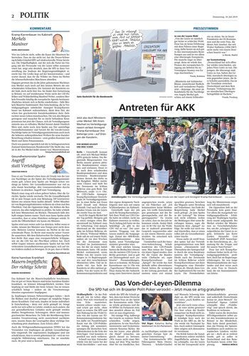 Seite RO2, Ressort Oberbayerisches Volksblatt
