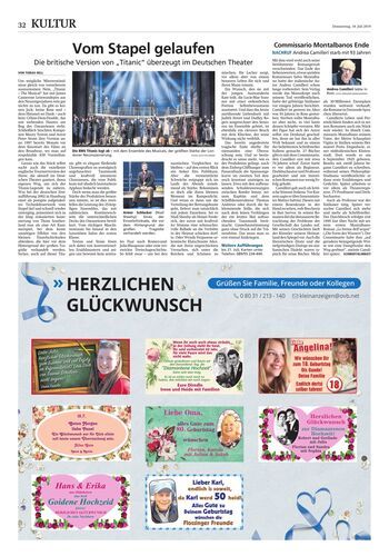 Seite RO32, Ressort Oberbayerisches Volksblatt