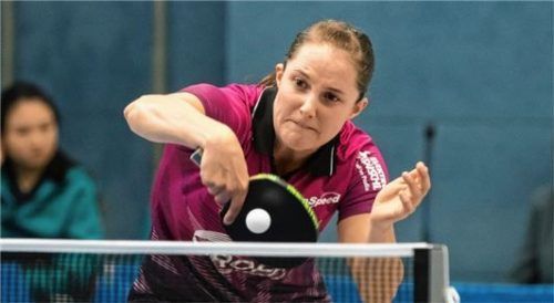 Wiedersehen am ersten Spieltag: Die Ex-Kolbermoorerin Sabine Winter spielt in der neuen Saison beim Auftaktgegner und Neuling Schwabhausen. Foto Steinbrenner