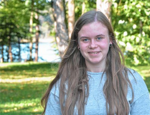 Jana Zeh, 19 Jahre, Gründerin und Motor der Selbsthilfegruppe „Du bist nicht alleine“, ist jetzt auch Trägerin des deutschen Engagementpreises. Foto Hampel