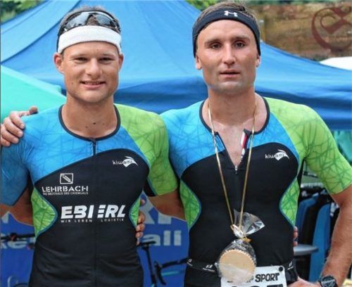 Julian Erhardt (links) und Michael Ager von Triathlon Grassau können zufrieden zurückblicken.