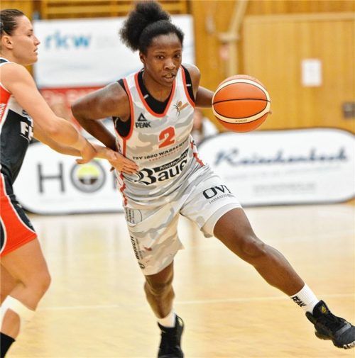 Kelly Moten bestreitet mit dem TSV Wasserburg zwei Spiele in drei Tagen.Foto Hörndl