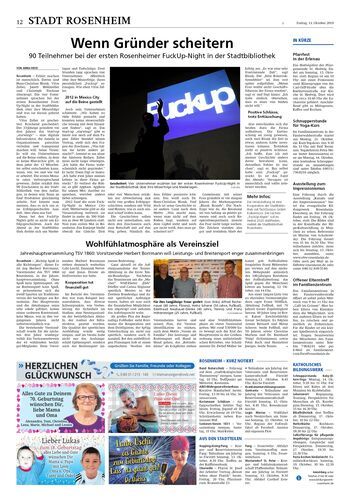 Seite RO12, Ressort Oberbayerisches Volksblatt