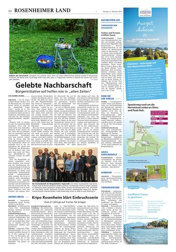 Seite RO13, Ressort Oberbayerisches Volksblatt