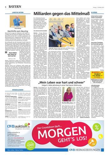 Seite RO5, Ressort Oberbayerisches Volksblatt