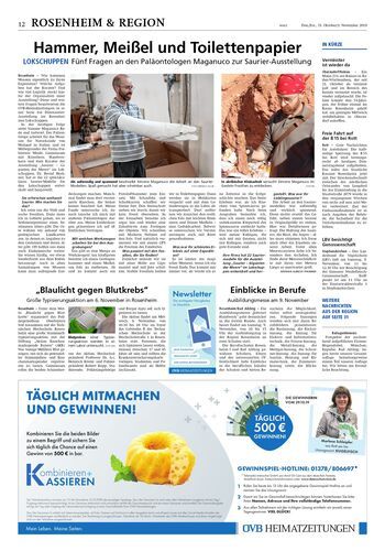 Seite RO12, Ressort Oberbayerisches Volksblatt