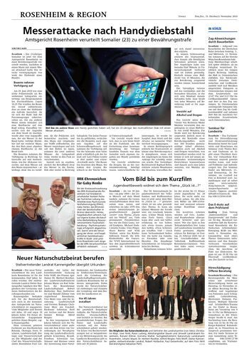 Seite RO31, Ressort Oberbayerisches Volksblatt