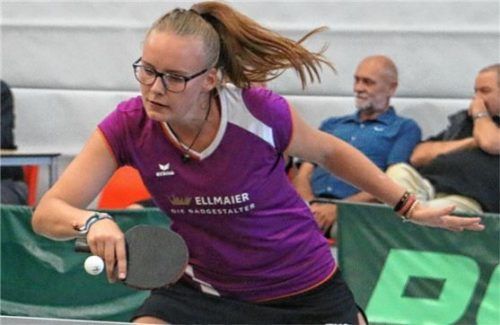 Antonia Eichner brachte Feldkirchens Damen zwischenzeitlich mit 6:5 in Führung.Foto Erlich