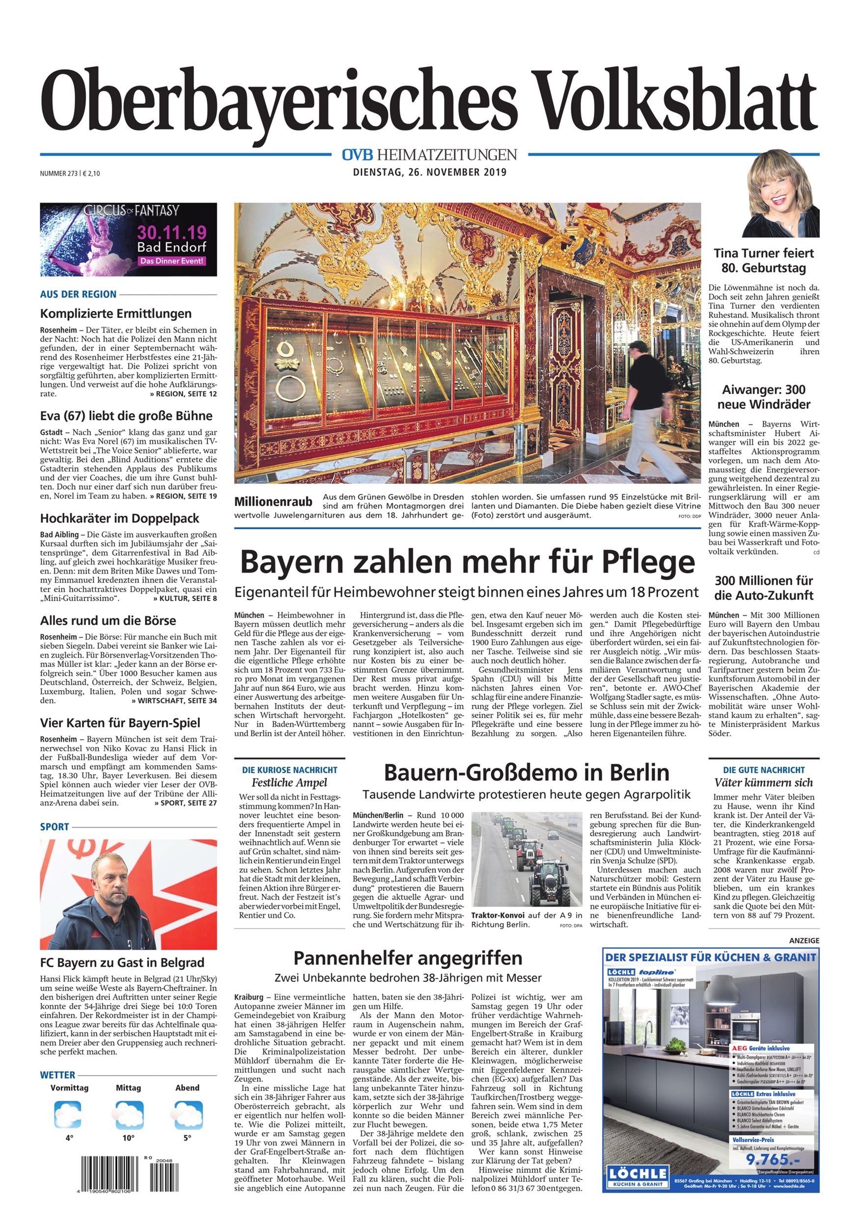 Seite RO1, Ressort Oberbayerisches Volksblatt