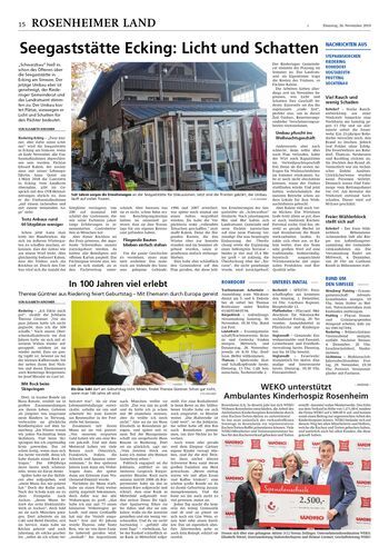 Seite RO15, Ressort Oberbayerisches Volksblatt