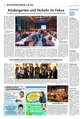 Seite RO16, Ressort Oberbayerisches Volksblatt