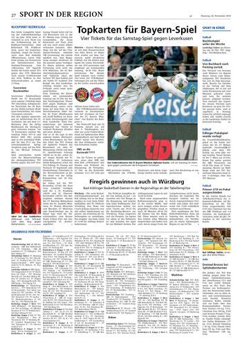 Seite RO27, Ressort Oberbayerisches Volksblatt