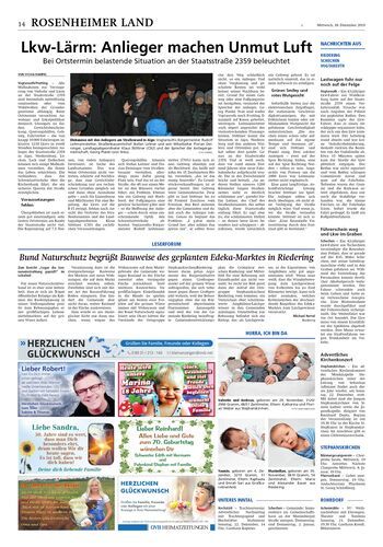 Seite RO14, Ressort Oberbayerisches Volksblatt