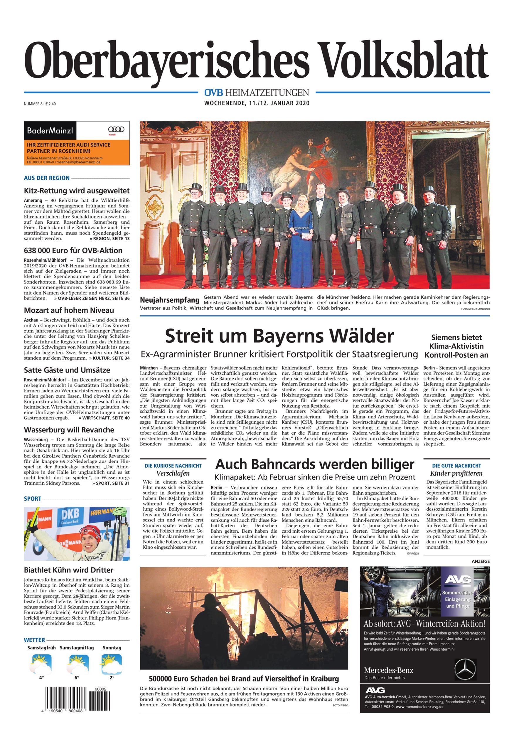 Seite RO1, Ressort Oberbayerisches Volksblatt
