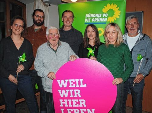 Die nominierten Kandidaten (von links): Bianca Hegmann, Gabriel Erben, Karl Heinz Spörl, Wolfgang Schweiger, Lena Koch, Doris Maschke und Reinhold Schneider.Foto Wagner