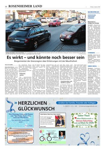 Seite RO14, Ressort Oberbayerisches Volksblatt