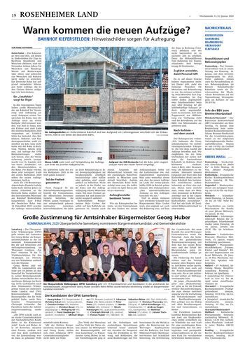 Seite RO19, Ressort Oberbayerisches Volksblatt