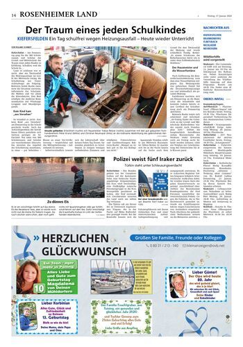 Seite RO14, Ressort Oberbayerisches Volksblatt