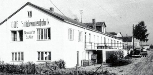 In Neumarkt-St. Veit gründete Tibor Dembik eine Strickwarenfabrik, 40 Angestellte beschäftigte er. Heute steht dort ein Fitness-Studio. Foto Stadtarchiv/Jani