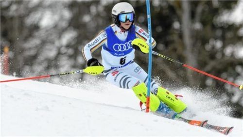 Malena Kretz vom TSV Tengling zeigte bei den Bayerischen Schülermeisterschaften in Garmisch-Partenkirchen hervorragende Leistungen. Foto  Paul