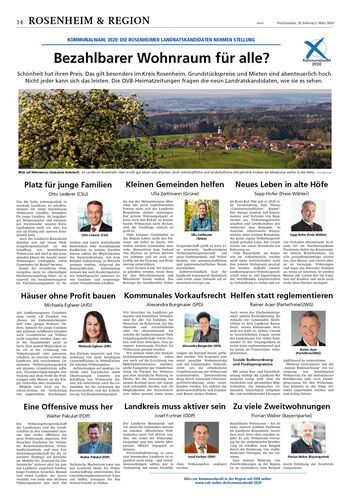 Seite RO14, Ressort Oberbayerisches Volksblatt