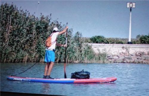 Pascal Rösler bewältigte auf Isar und Donau die Strecke bis zum Schwarzen Meer und machte mit seinem Film auf die Wassersituation aufmerksam. Foto re